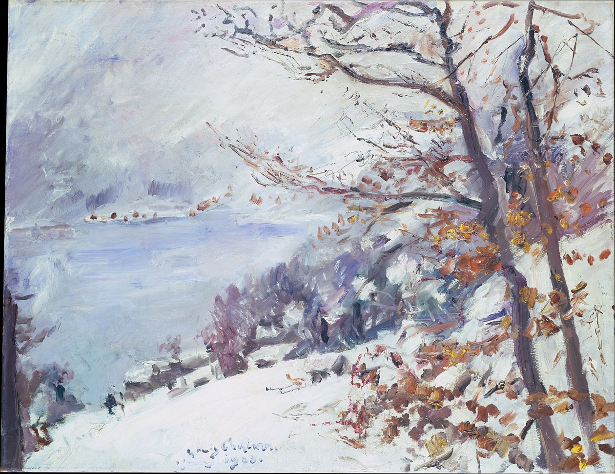 Walchensee en invierno de Lovis Corinth