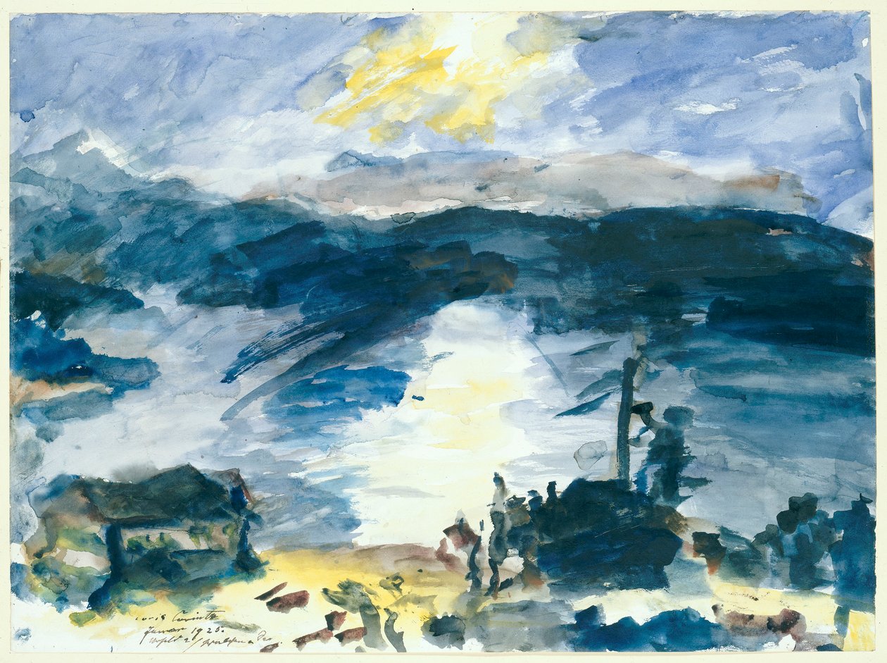 Paisaje de Walchensee de Lovis Corinth