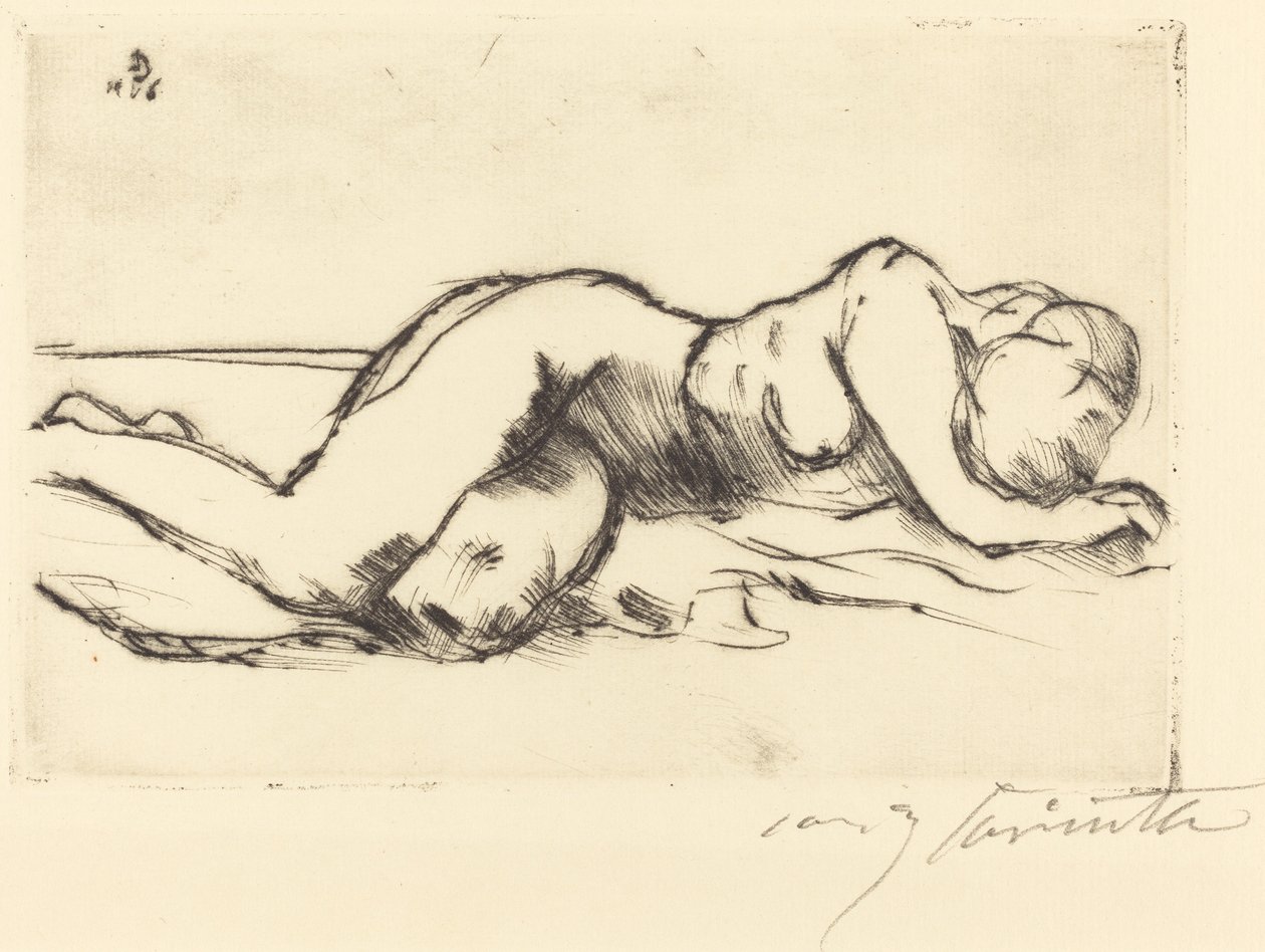 Desnudo femenino de Lovis Corinth