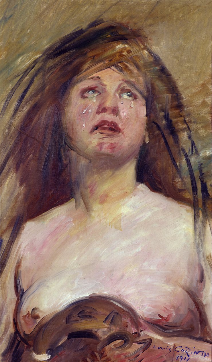 Magdalena llorando de Lovis Corinth