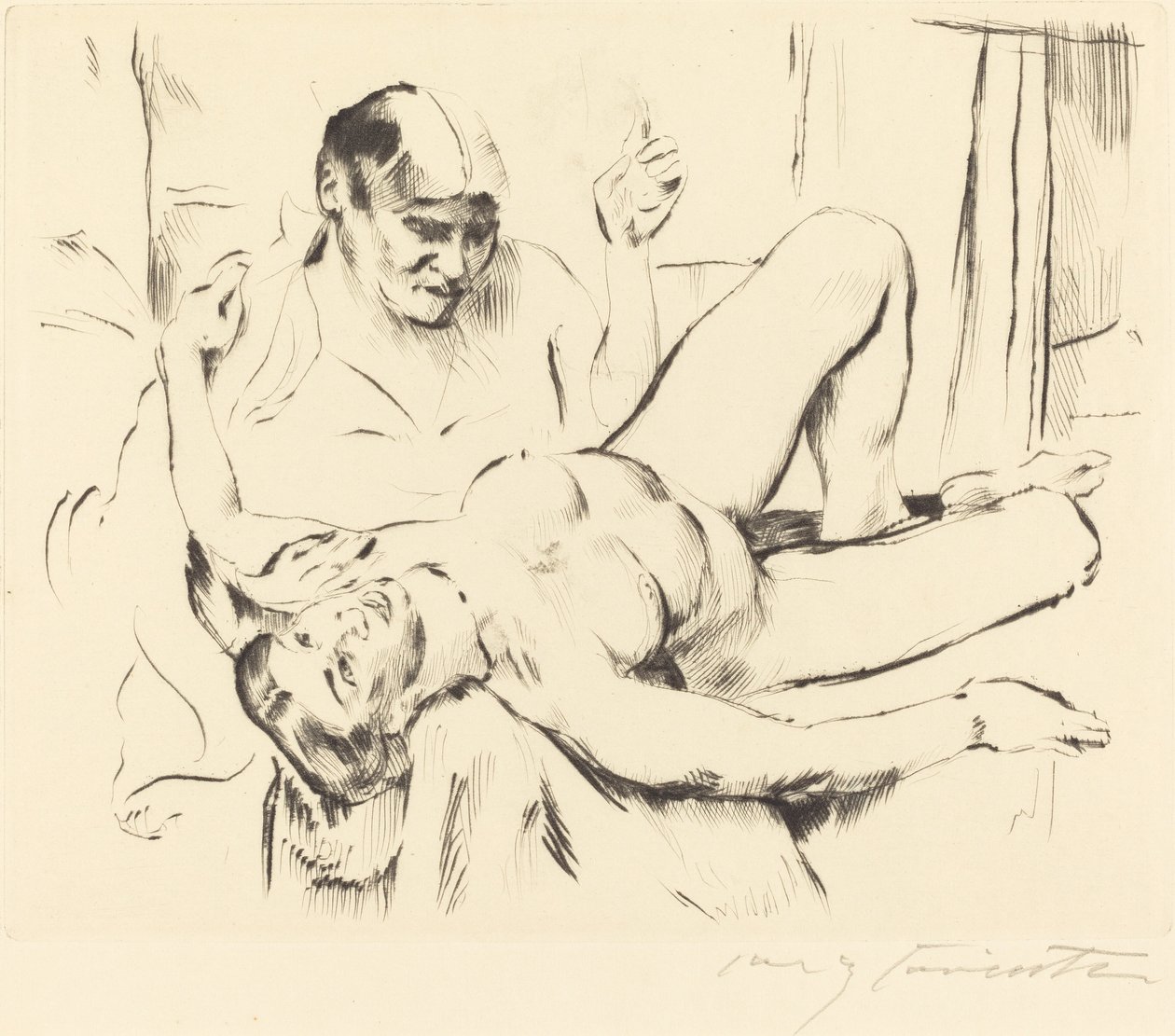 Profecía, 1914 de Lovis Corinth