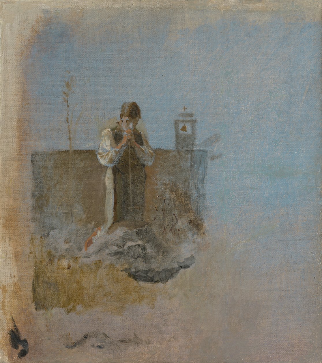El sepulturero de Laszlo Mednyanszky