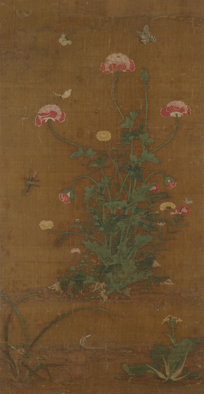 Flores, siglo XIV de Lu Jingfu