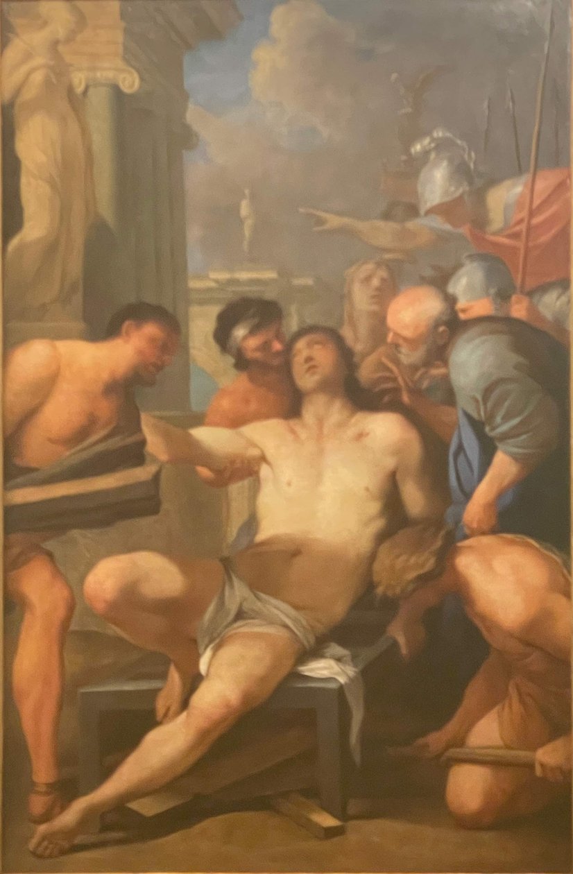Francés: Le Martyre de saint Laurent de Lubin Baugin