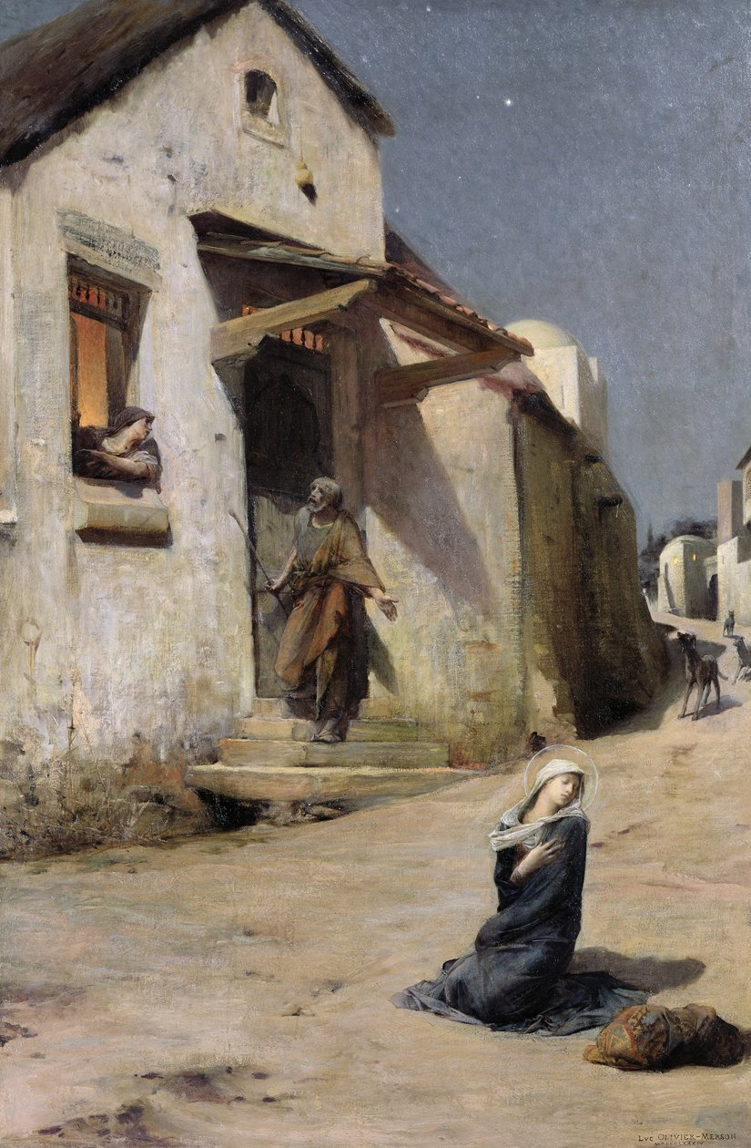 La Llegada a Belén, 1897 de Luc Oliver Merson