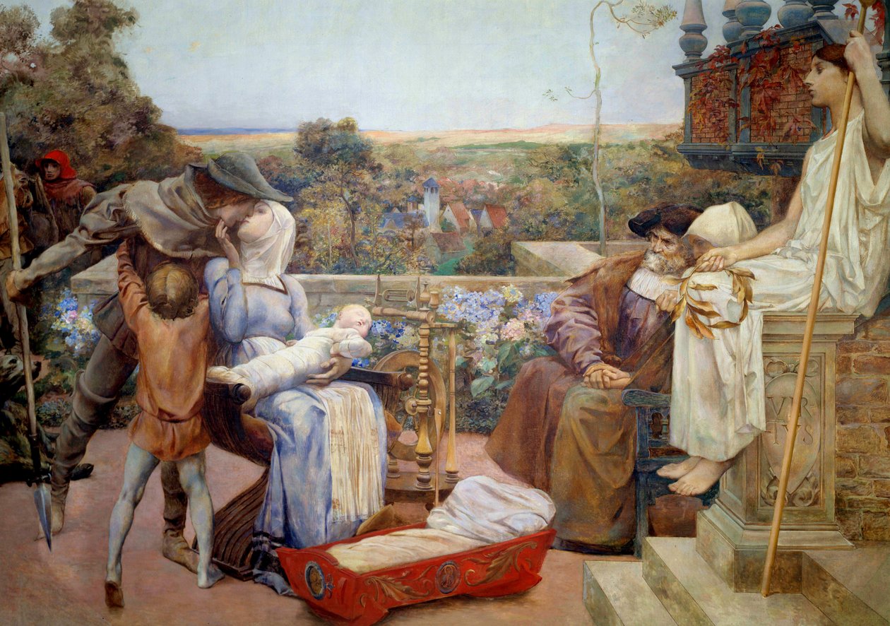 La familia de Luc Oliver Merson
