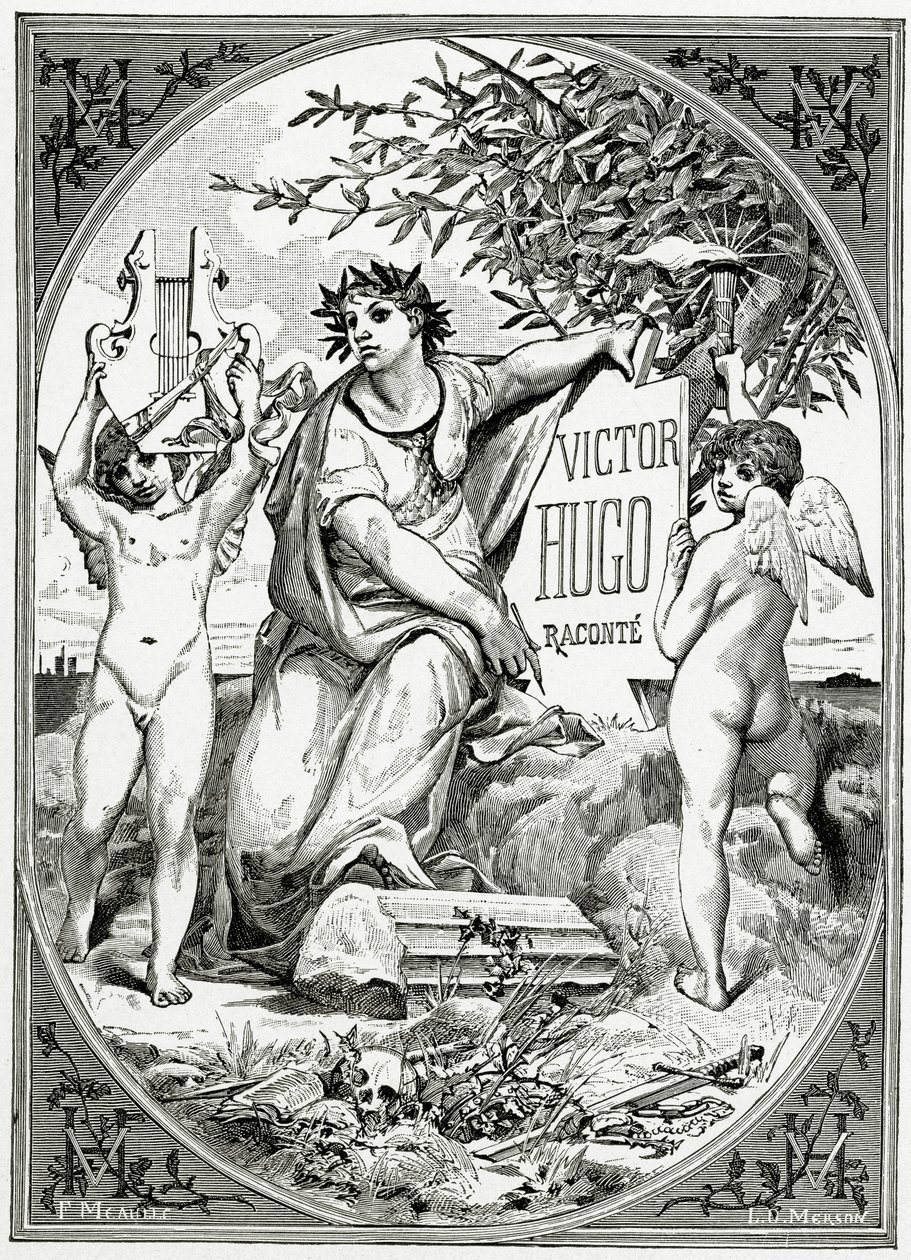 Victor Hugo contado por un testigo de su vida, siglo XIX de Luc-Oliver Merson