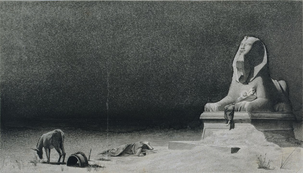 The Rest on the Flight into Egypt (recto) de Luc Olivier Merson