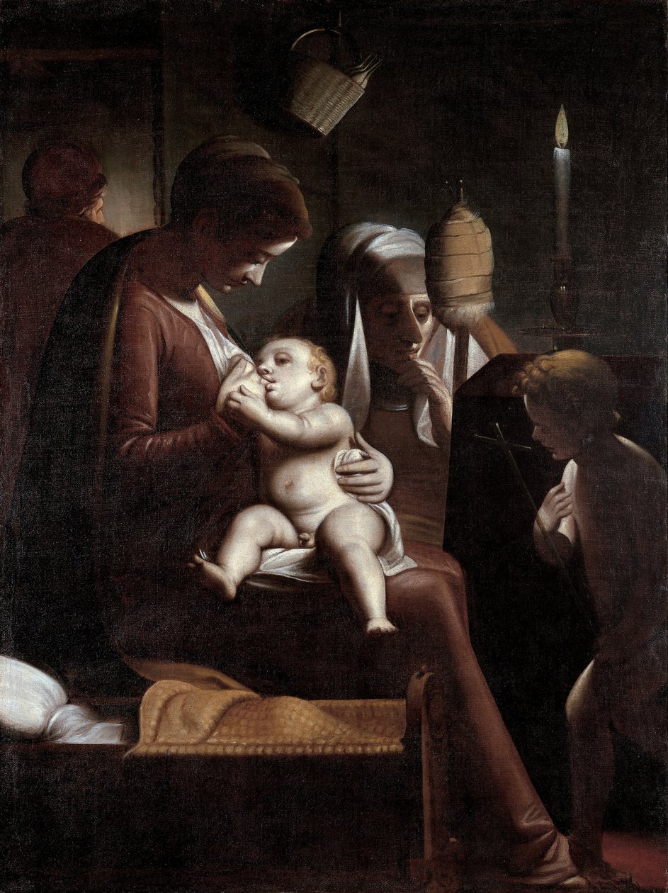 Madonna de la vela de Luca Cambiaso