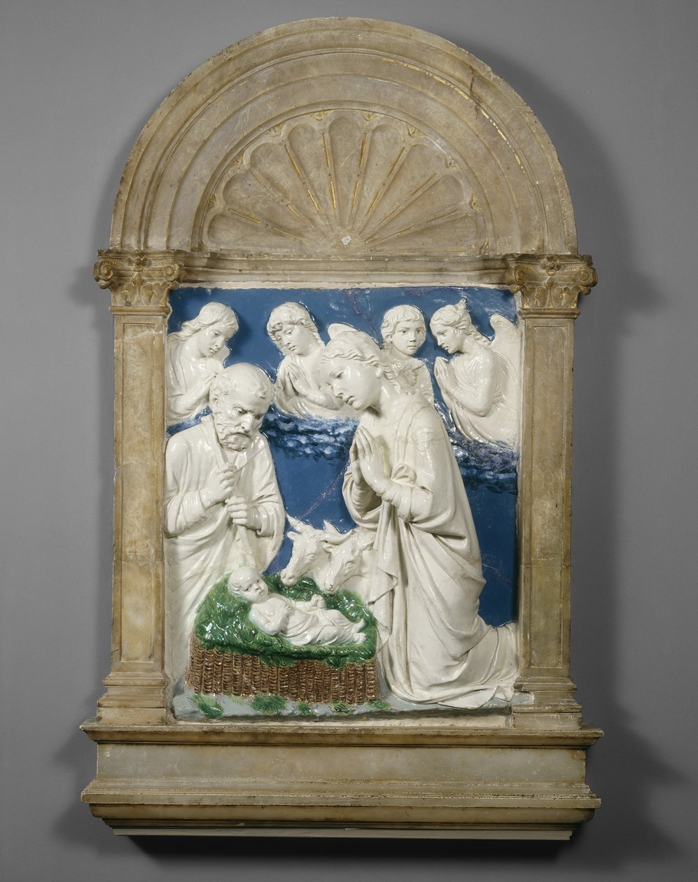 La Natividad, c.1460 de Luca Della Robbia