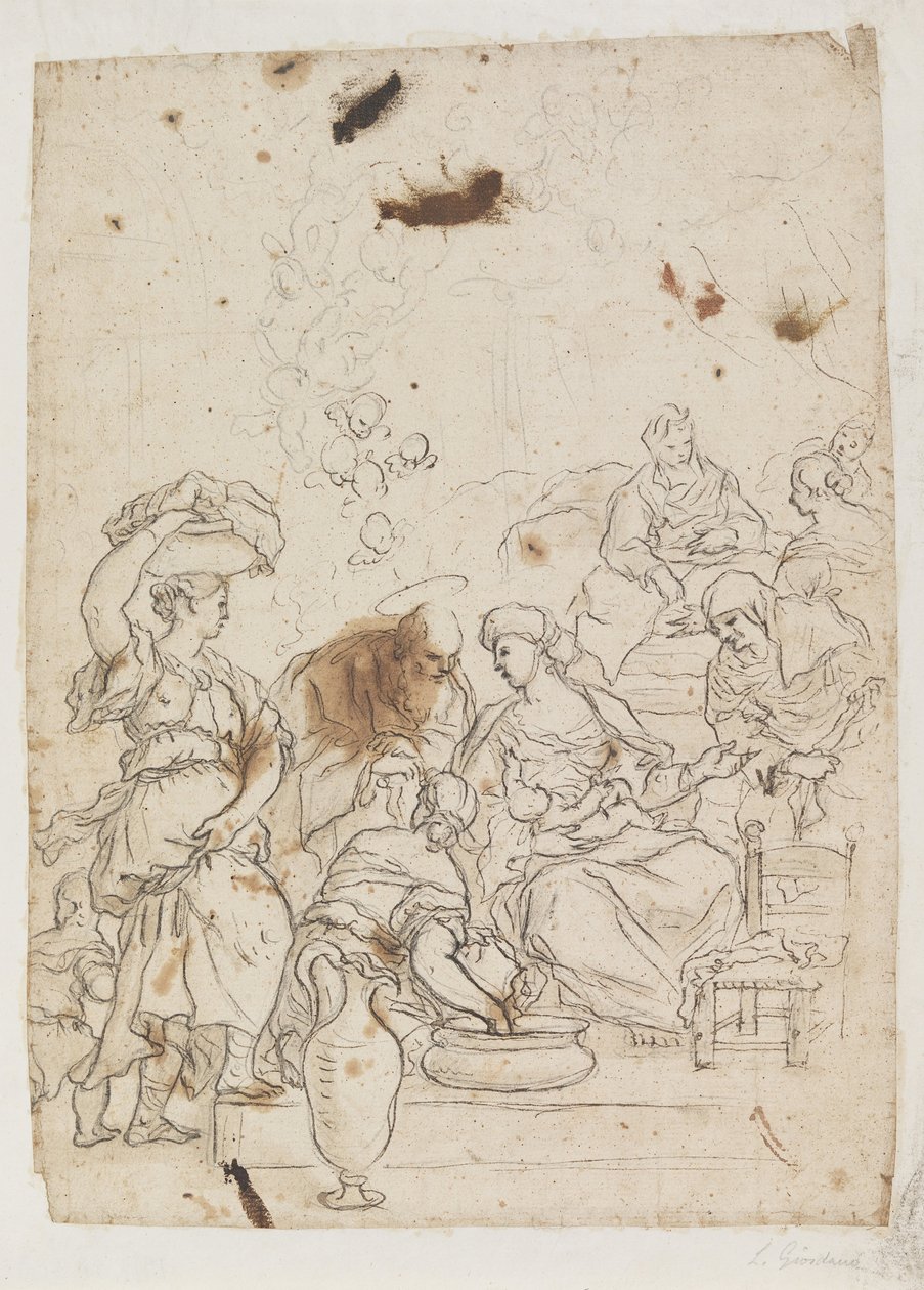 Nacimiento de la Virgen de Luca Giordano