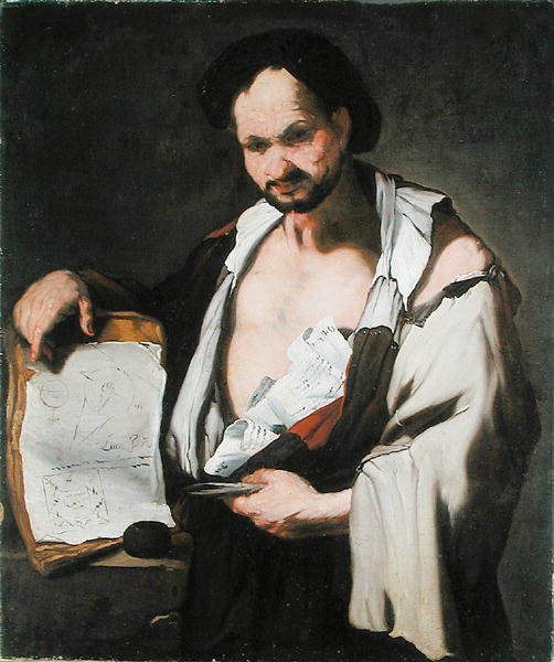El antiguo filósofo de Luca Giordano