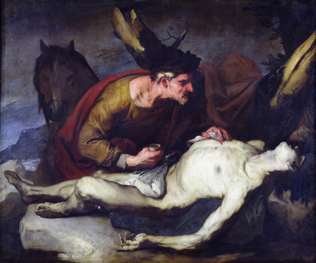 El buen samaritano de Luca Giordano