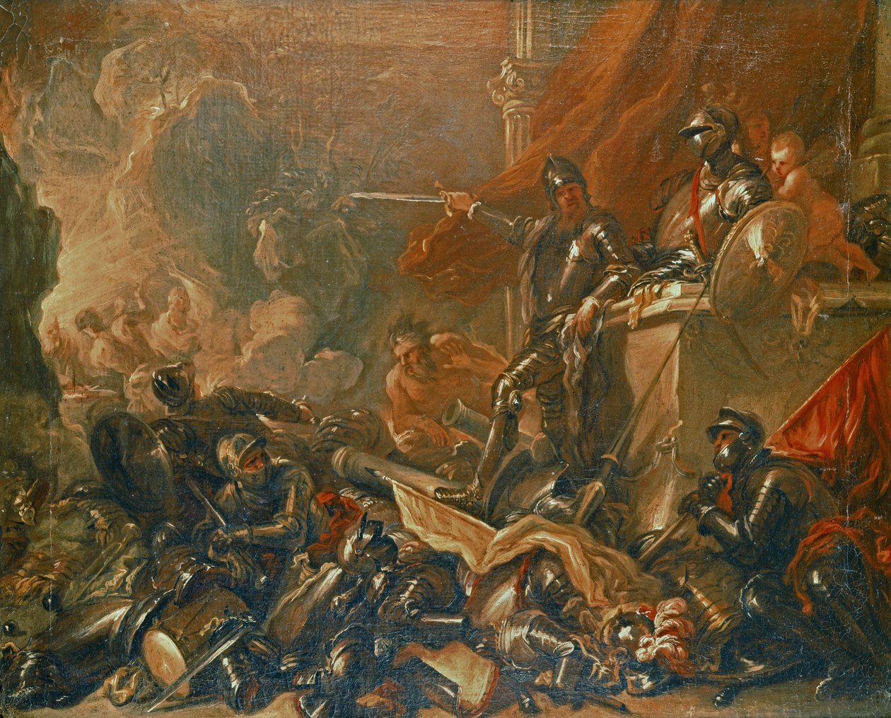 La fragua de Vulcano de Luca Giordano