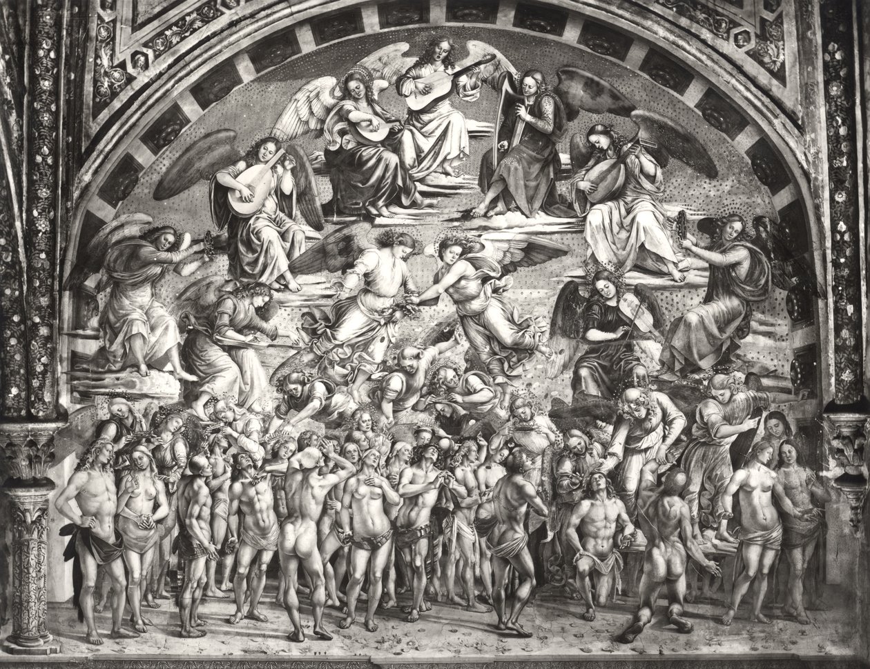 La Llamada de los Elegidos al Cielo de Luca Signorelli