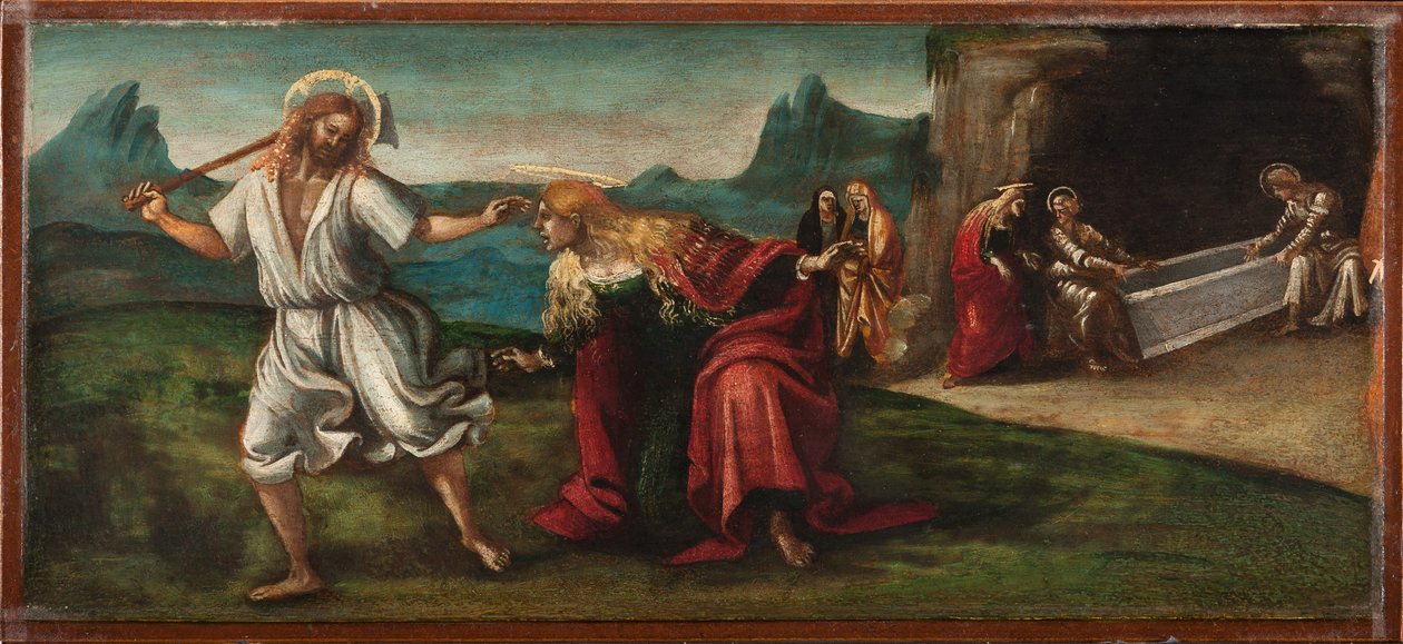 El Cristo Resucitado apareciendo a Santa Magdalena, c.1514 de Luca Signorelli