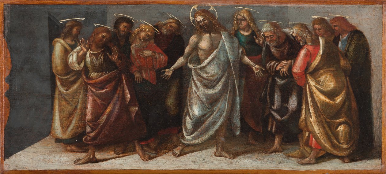 El Cristo Resucitado apareciendo a sus discípulos, c.1514 de Luca Signorelli