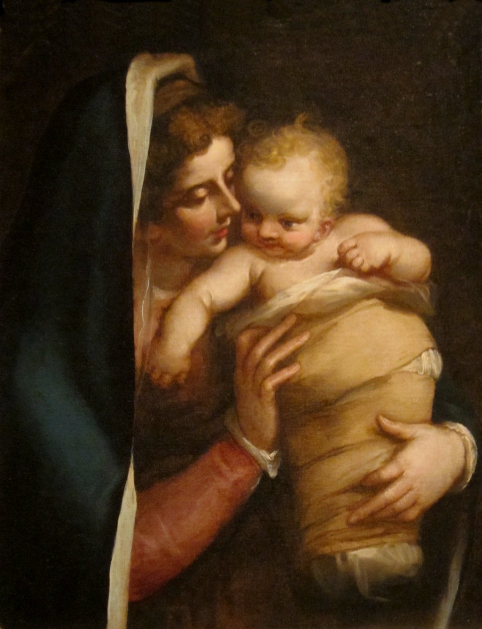 Virgen con el Niño de Luca Cambiaso