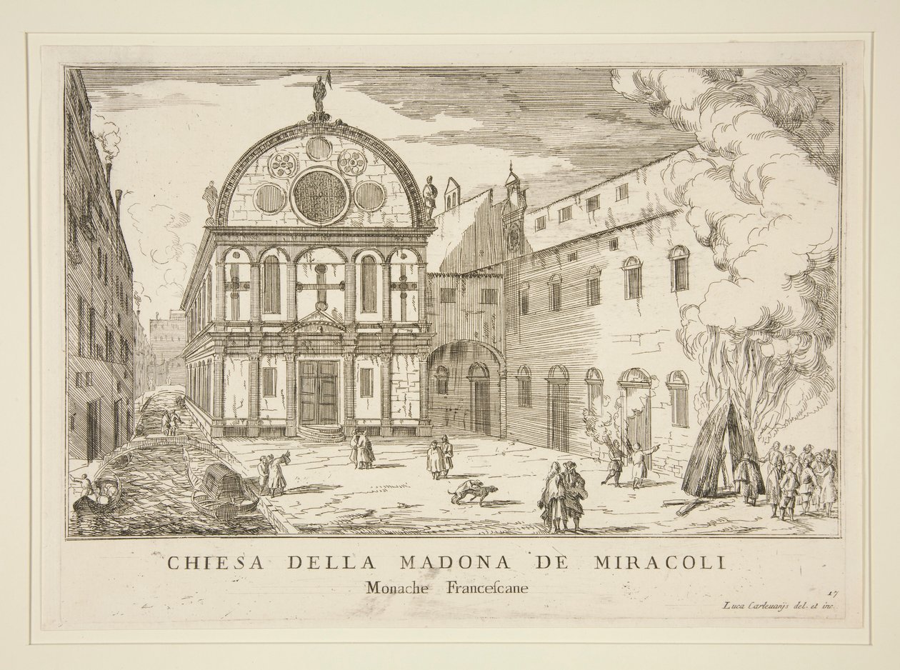 Iglesia de la Madona de Miracoli, de de Luca Carlevarijs