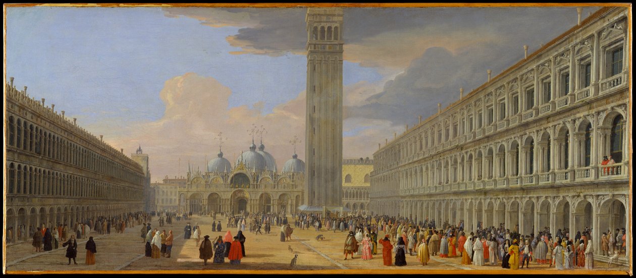 Plaza de San Marcos, Venecia de Luca Carlevarijs