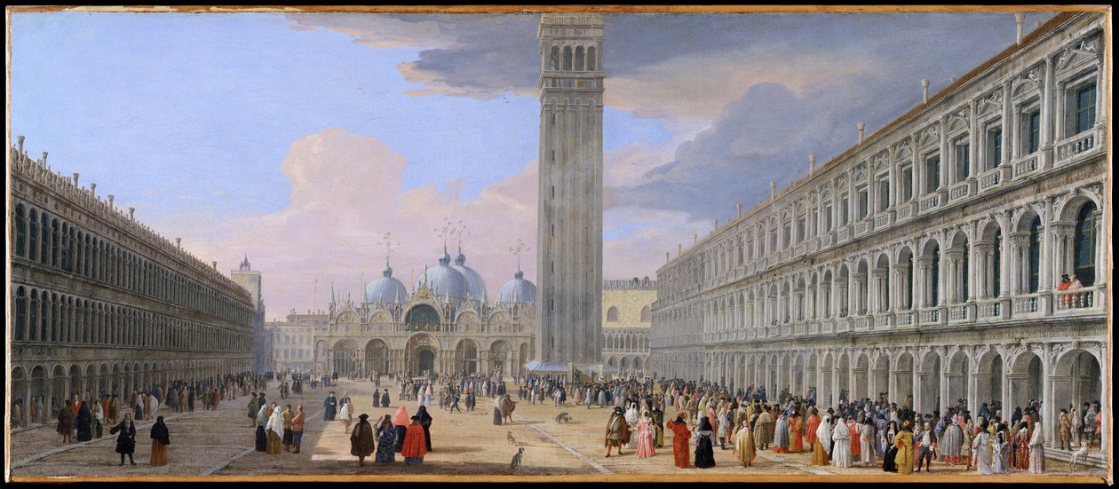 Plaza de San Marcos, Venecia de Luca Carlevarijs