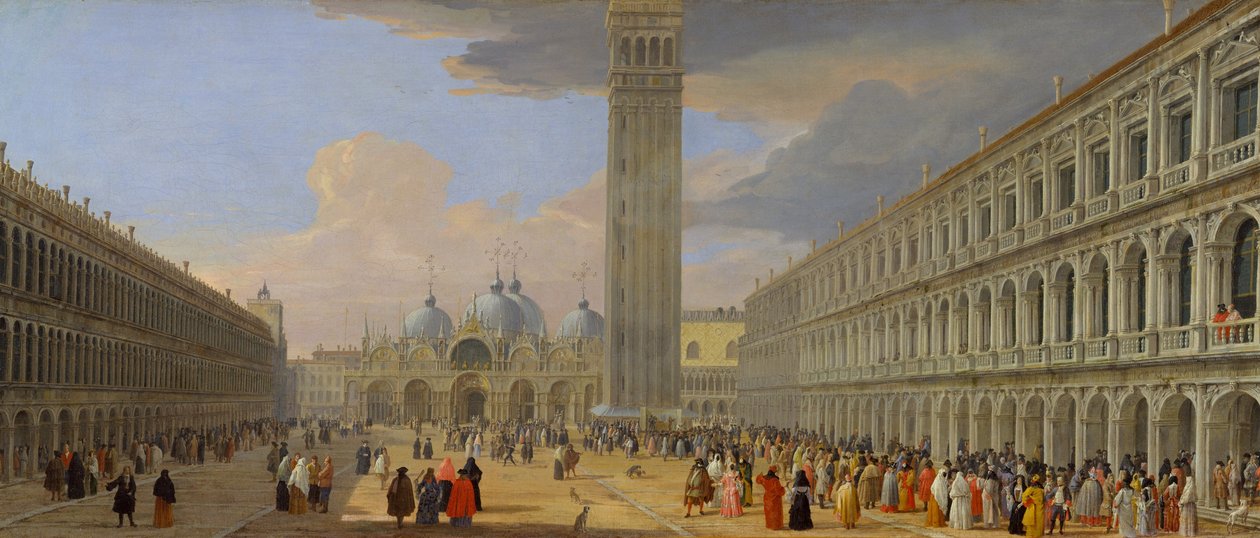 Piazza San Marco, Venecia, c.1709 de Luca Carlevaris