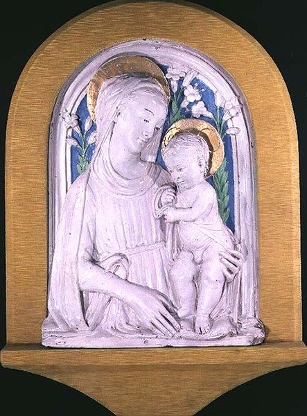 Madonna y el Niño de Luca Della Robbia