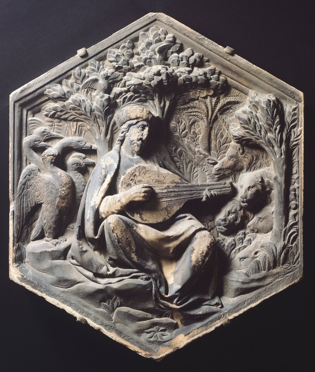 Música (Orfeo) de Luca Della Robbia