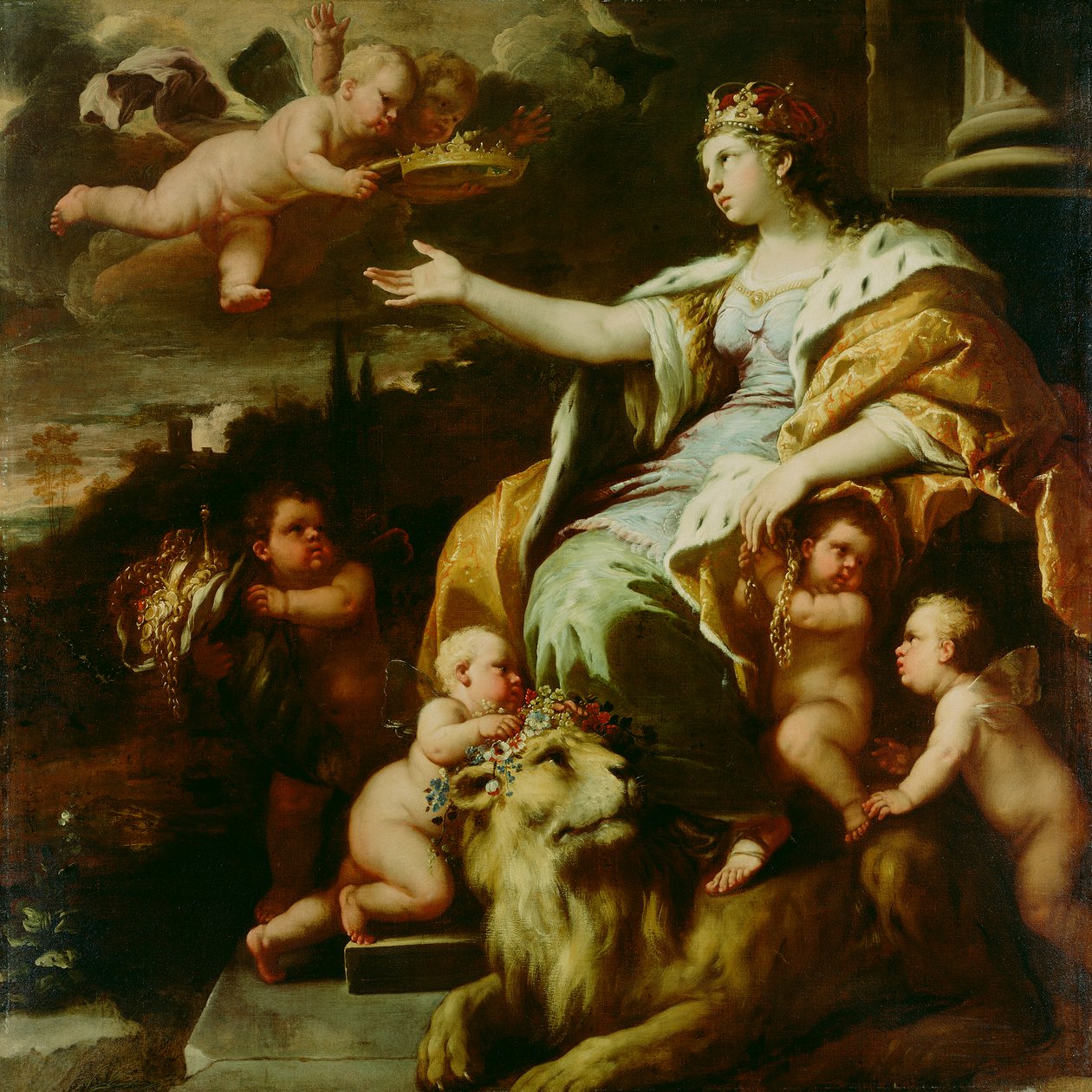 Alegoría de la magnanimidad de Luca Giordano