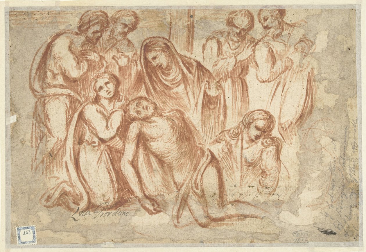 Lamentación de Cristo de Luca Giordano