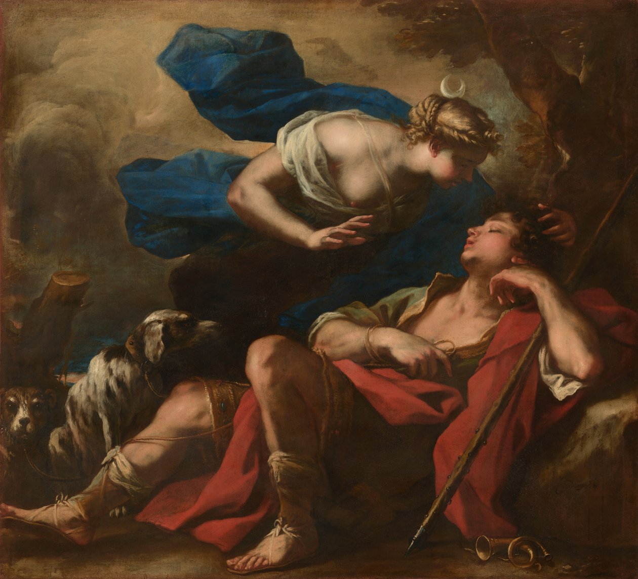 Diana y Endimión de Luca Giordano