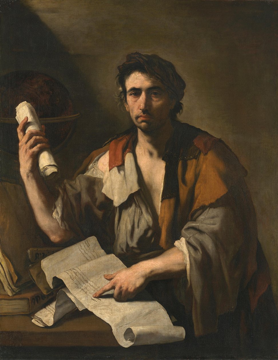 Un filósofo cínico de Luca Giordano