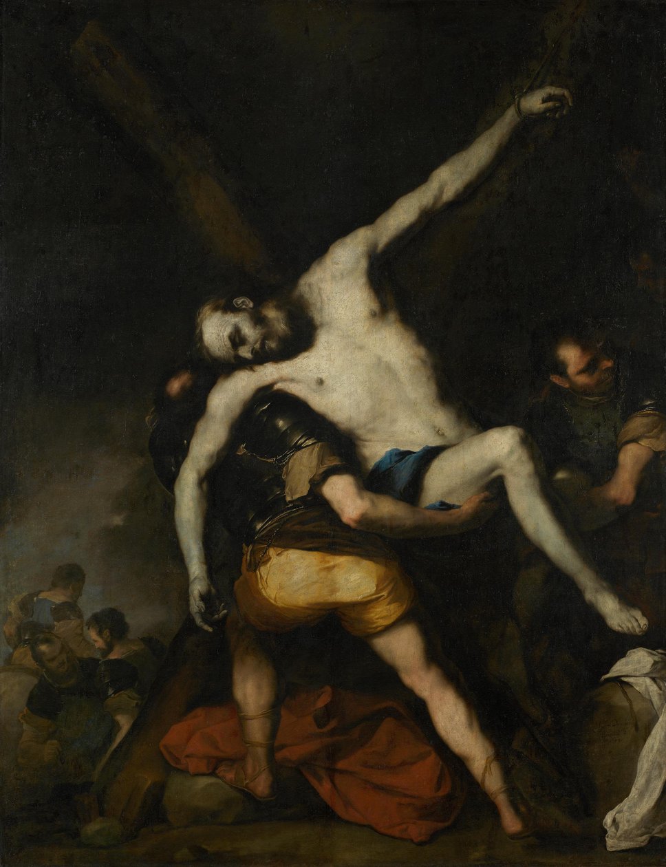 Descendimiento de la cruz de san Andrés de Luca Giordano