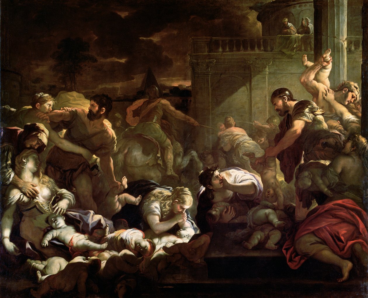 Masacre de los inocentes de Luca Giordano