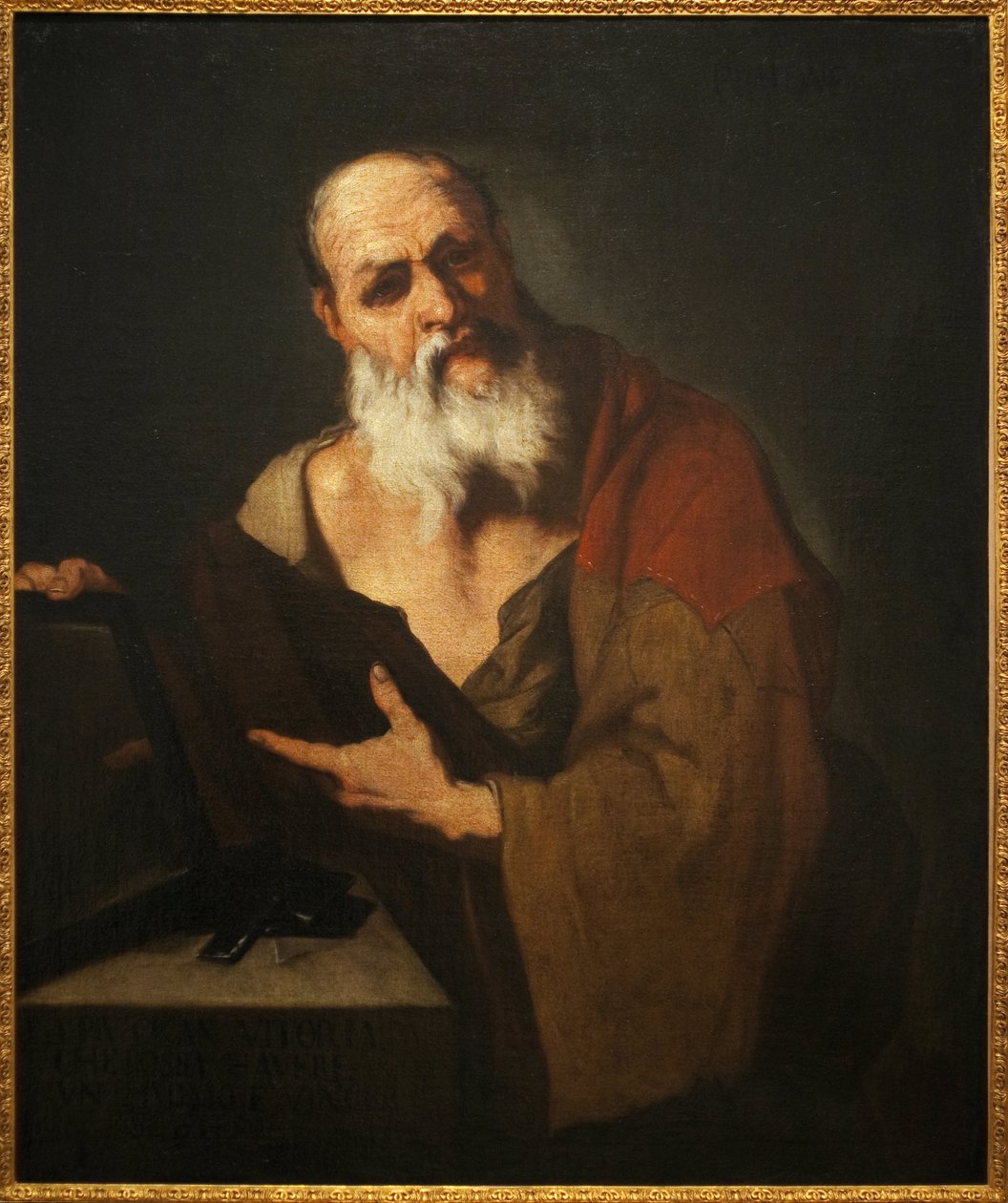 Platón (424-348 a.C.). Pintura de Luca Giordano (1634-1705), óleo sobre lienzo de Luca Giordano