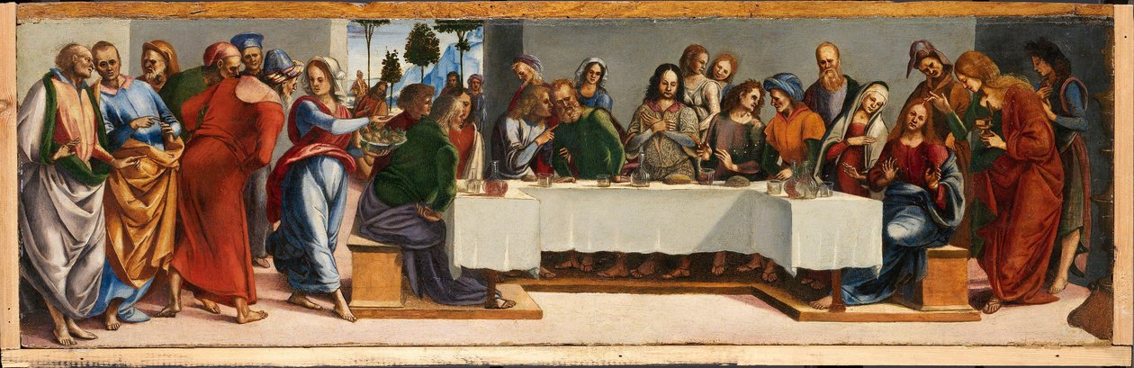 Cristo en casa de Simón el Fariseo de Luca Signorelli