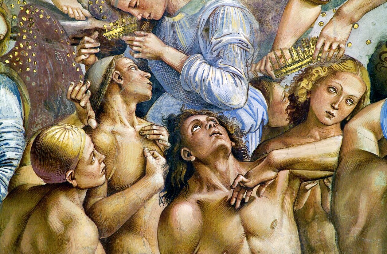 Elegidos, del ciclo de frescos del Juicio Final de Luca Signorelli