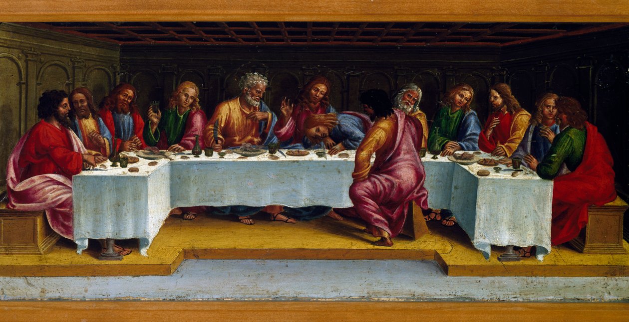 Historias de Cristo, la Última Cena, por Luca Signorelli de Luca Signorelli