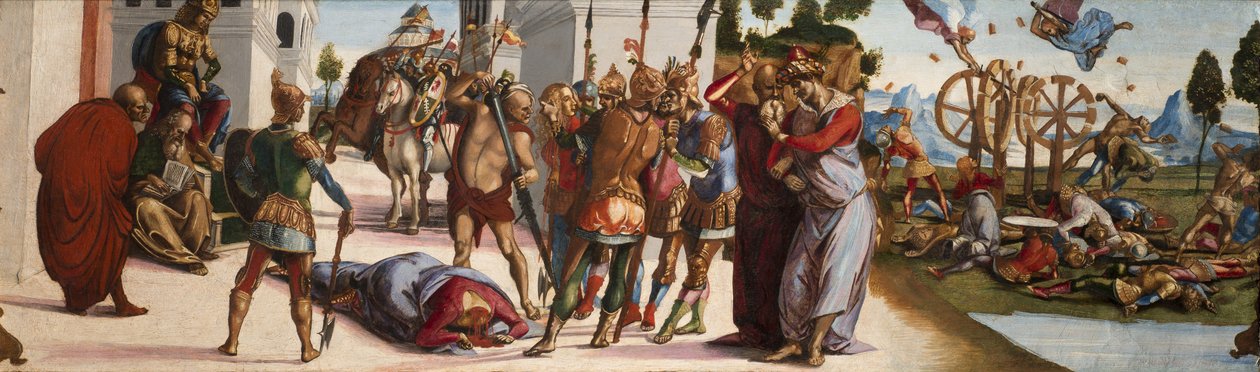 El martirio de santa Catalina de Alejandría de Luca Signorelli