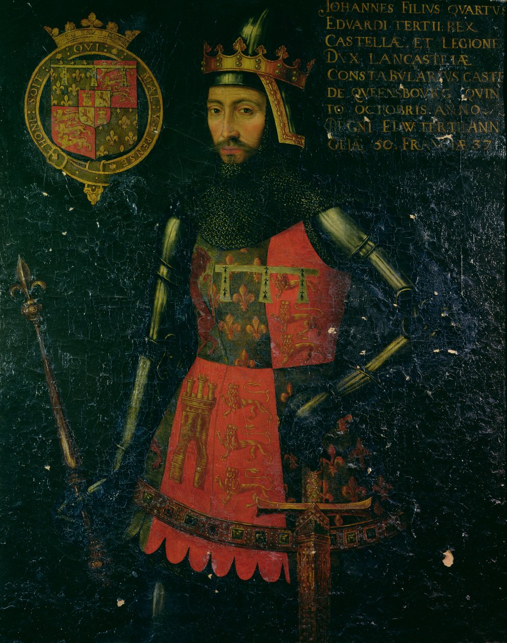 Juan de Gante, Duque de Lancaster (1340-99) de Lucas Cornelisz
