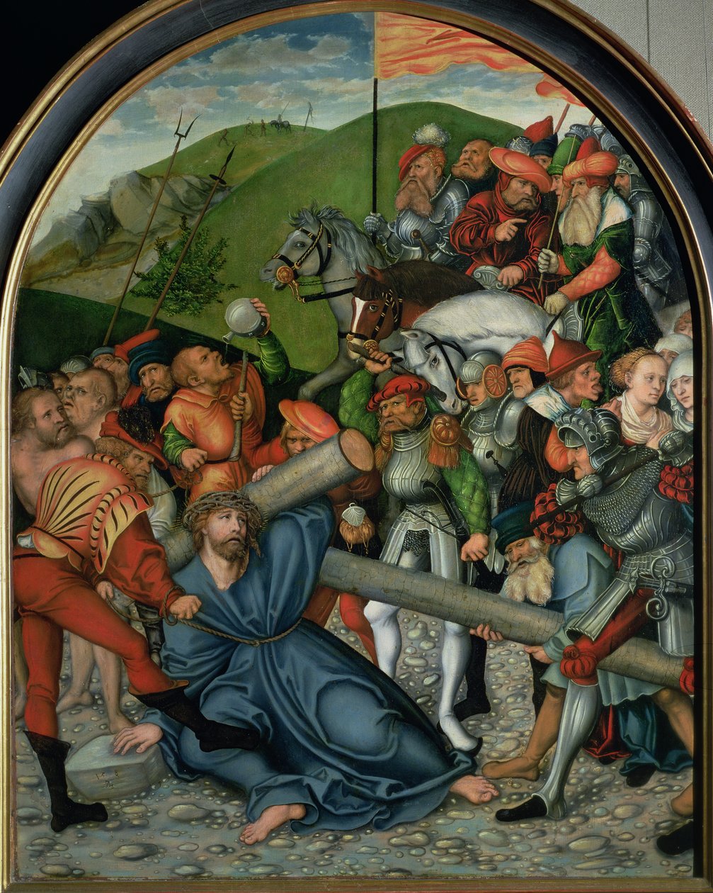 Cristo llevando la Cruz, 1538 (panel) de Lucas Cranach the Elder