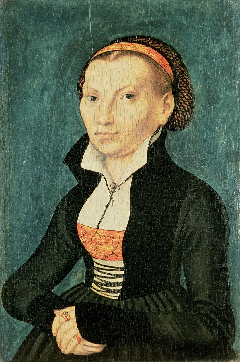 Katharina von Bora, futura esposa de Martín Lutero, 1526 de Lucas Cranach the Elder