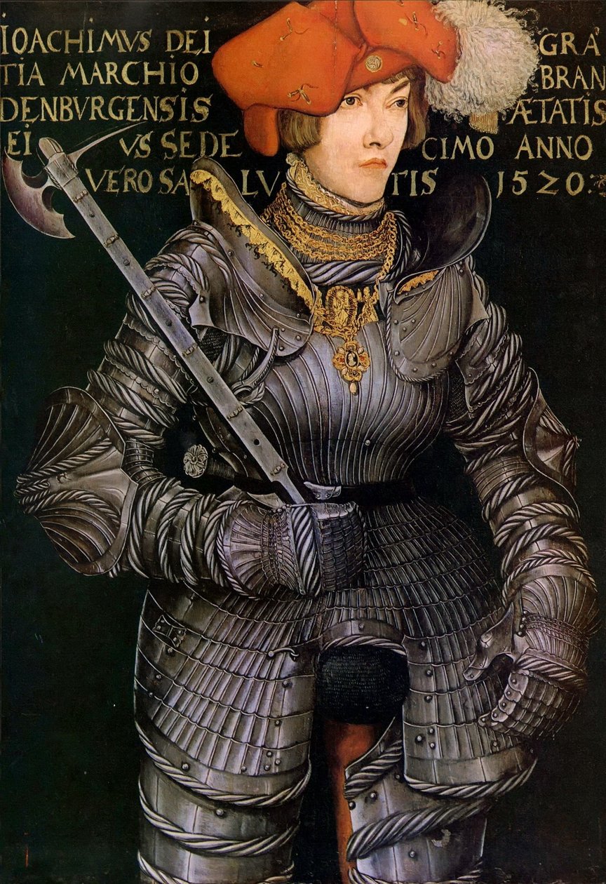 Príncipe Elector Joaquín II de Brandeburgo de Lucas Cranach the Elder