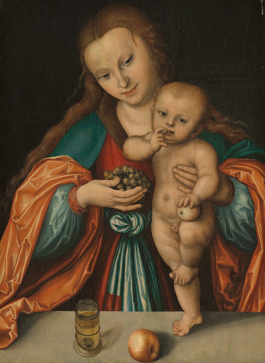 Madonna y el Niño de Lucas Cranach the Elder