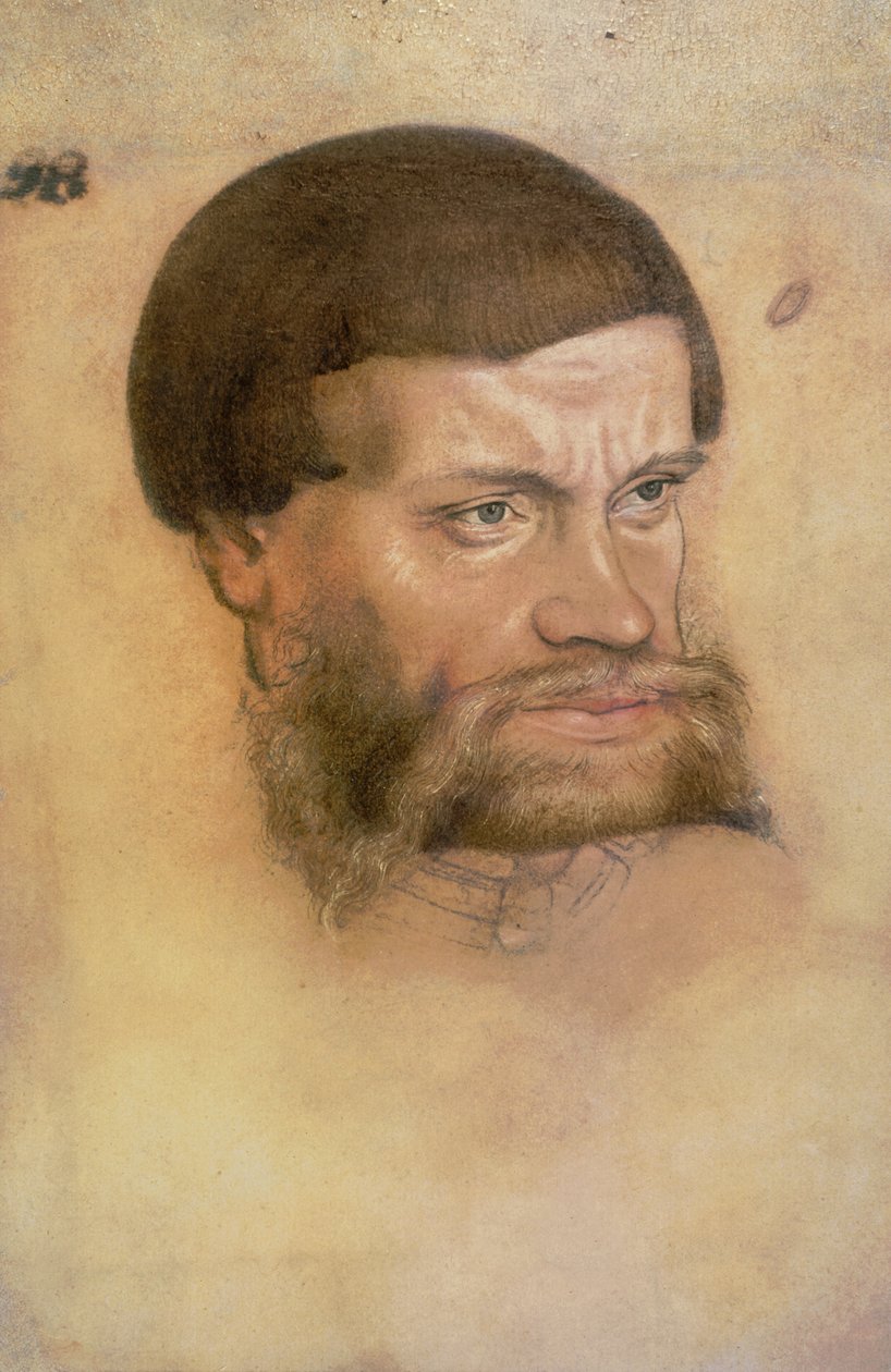 Retrato que se Cree de Juan el Firme, Elector de Sajonia de Lucas Cranach the Elder