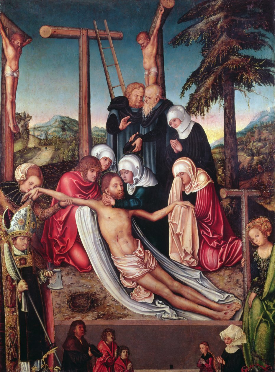 El Llanto sobre Cristo Muerto de Lucas Cranach the Elder