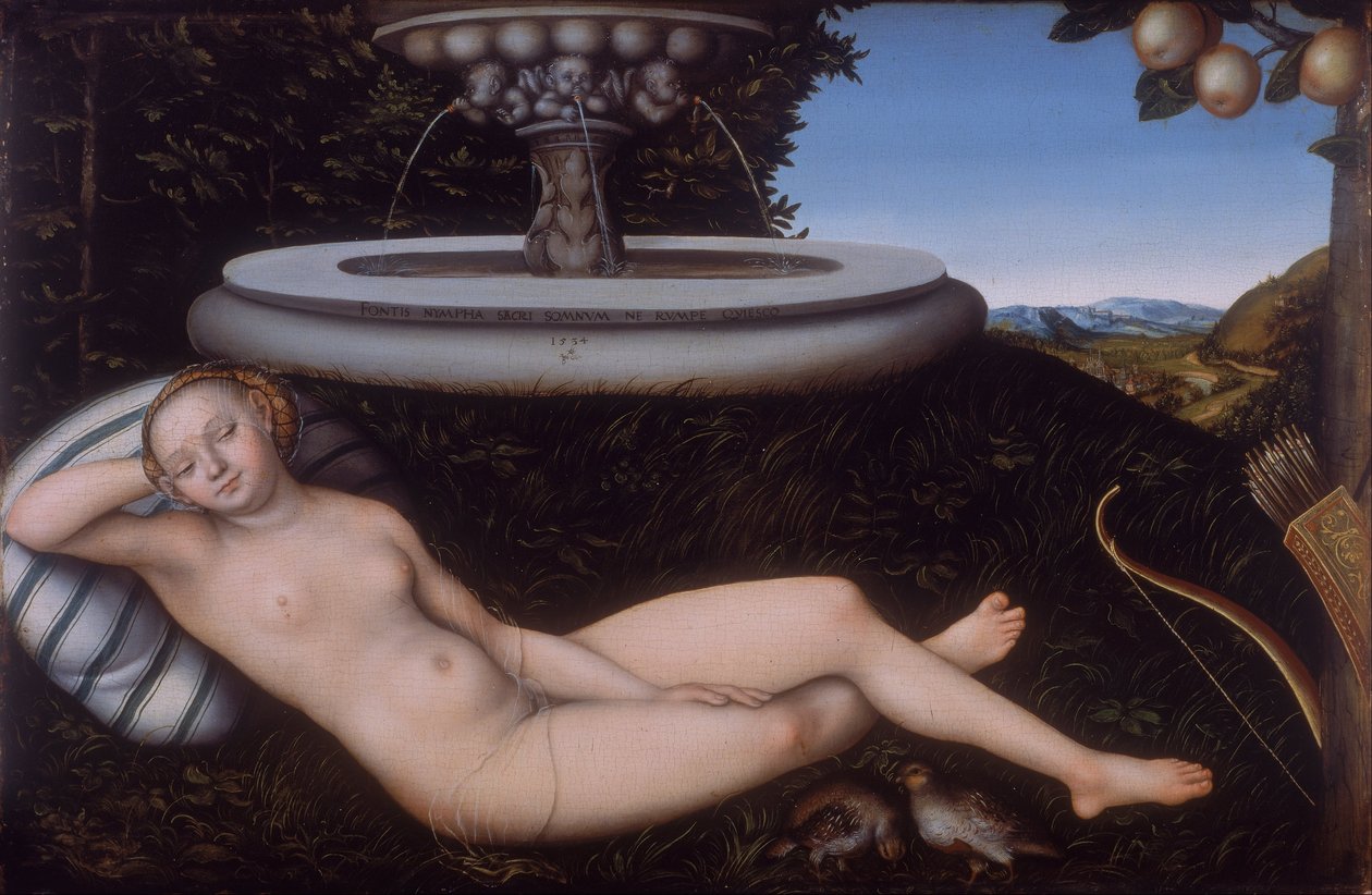 La ninfa de la fuente de Lucas Cranach the Elder