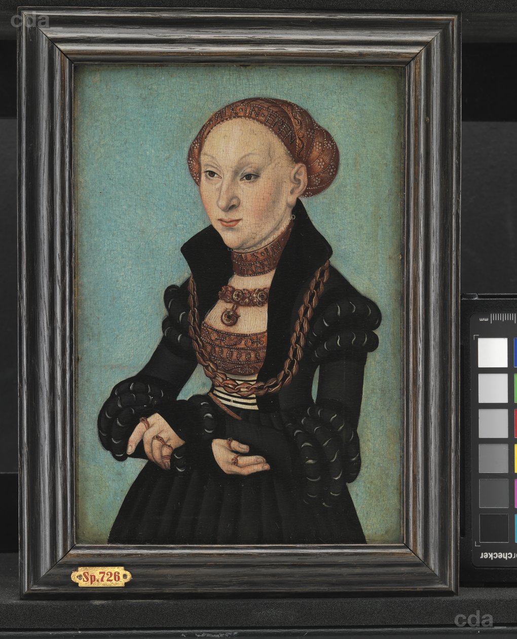 Retrato de la electora Sibyl de Sajonia de Lucas Cranach the Elder