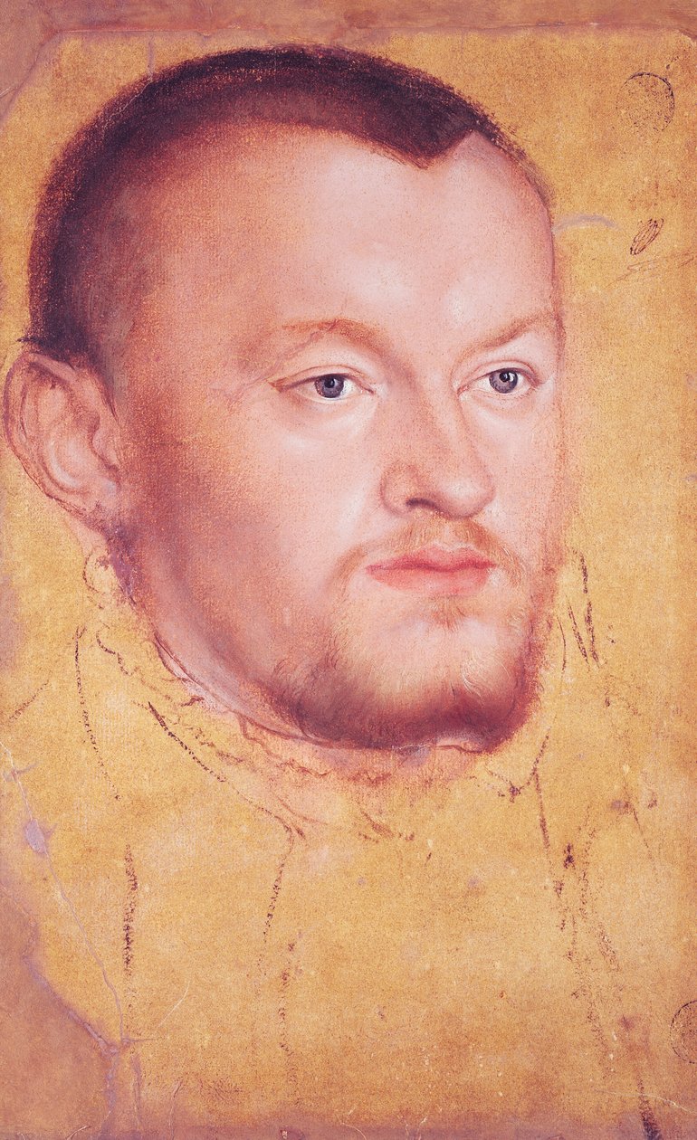 Retrato de Augusto I (1526-86) Elector de Sajonia de Lucas Cranach the Younger