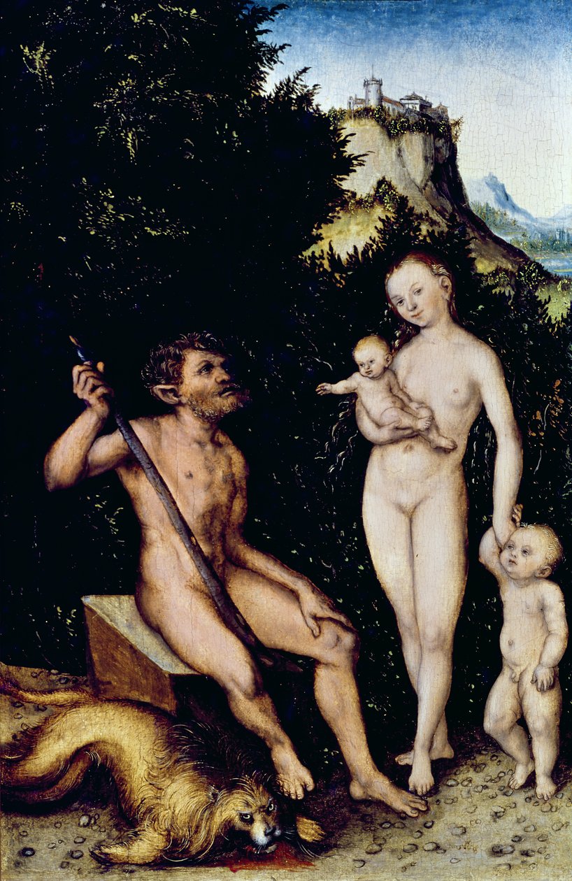 La Familia del Fauno de Lucas Cranach the Younger